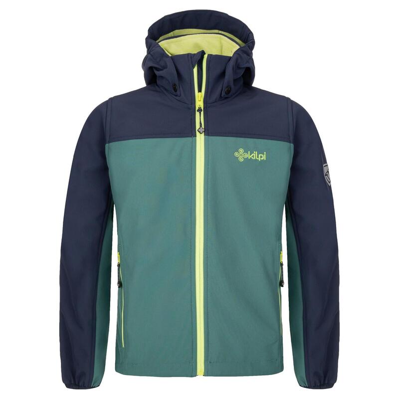 Chaqueta softshell RAVIO-JB para niños/niñas KILPI Verde oscuro