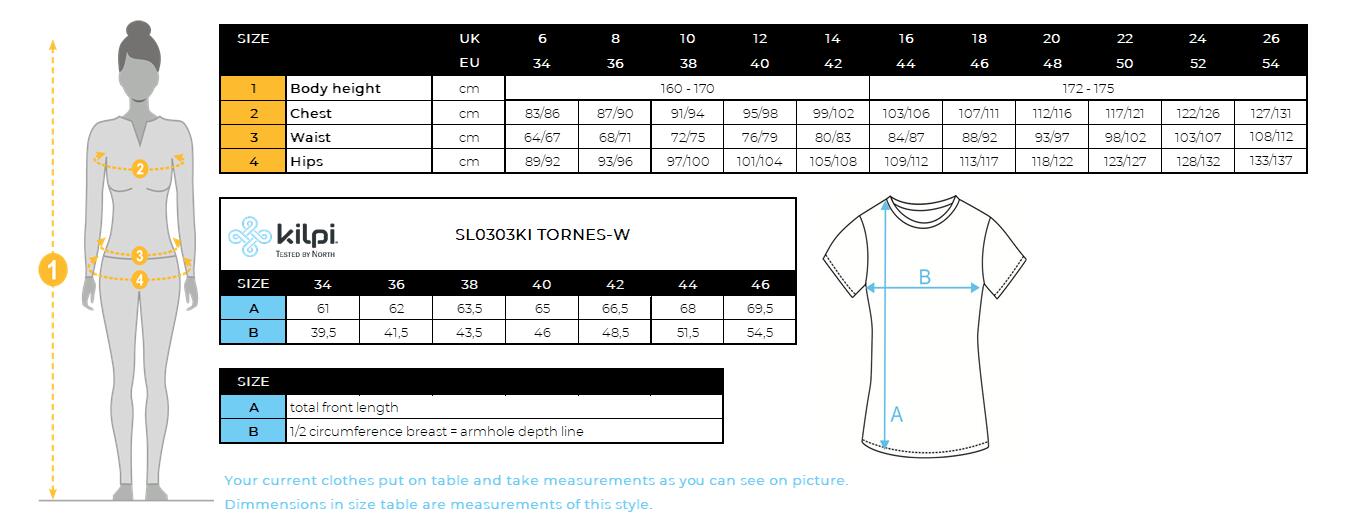 Maillot pour femme Kilpi TORNES-W 3/3