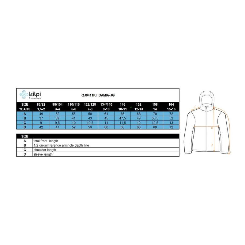 Manteau isolé pour fille Kilpi DAMIA-JG