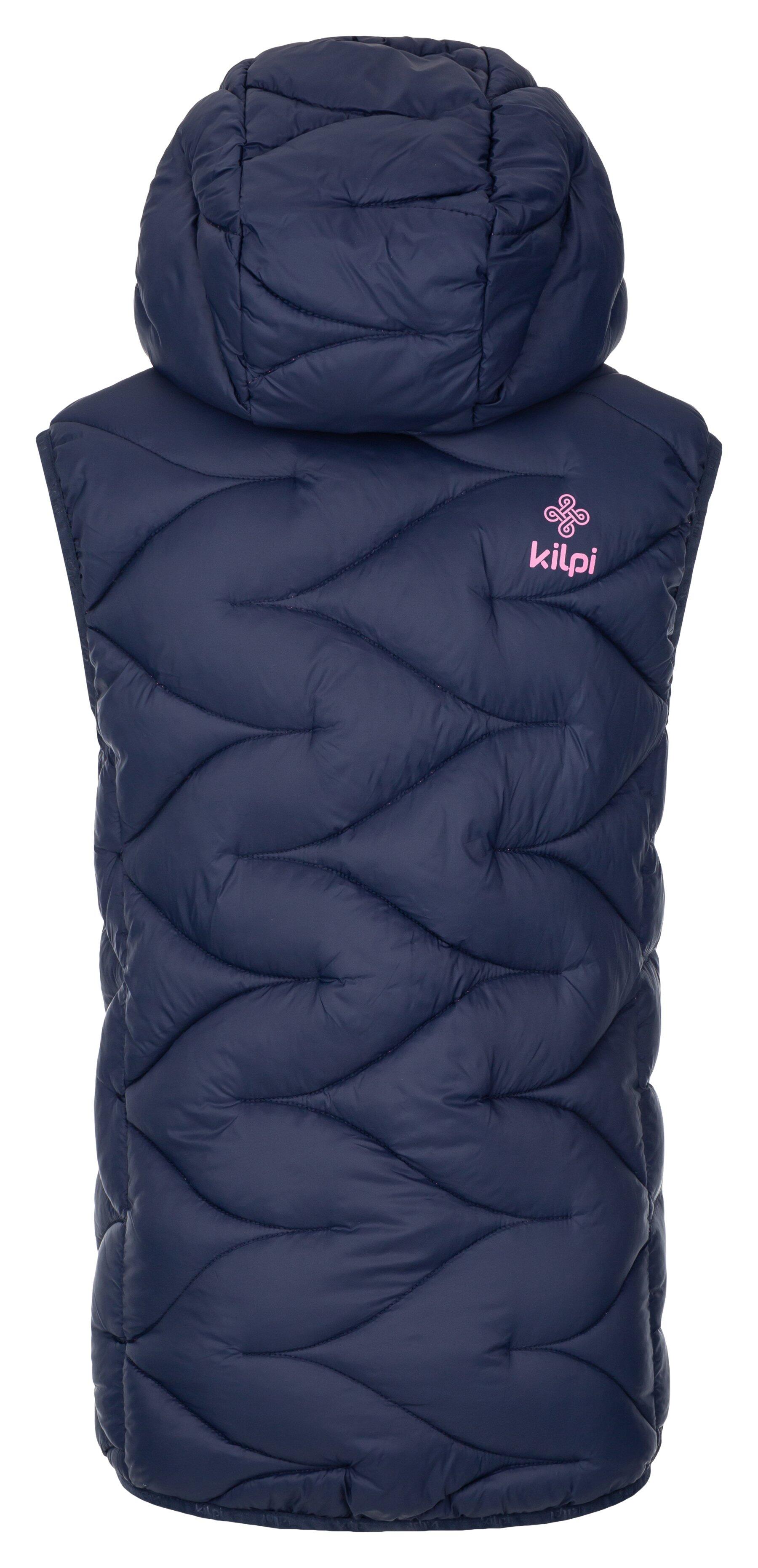 Chaleco acolchado de montaña y trekking TOMM-JG niñas KILPI Azul oscuro 2/3