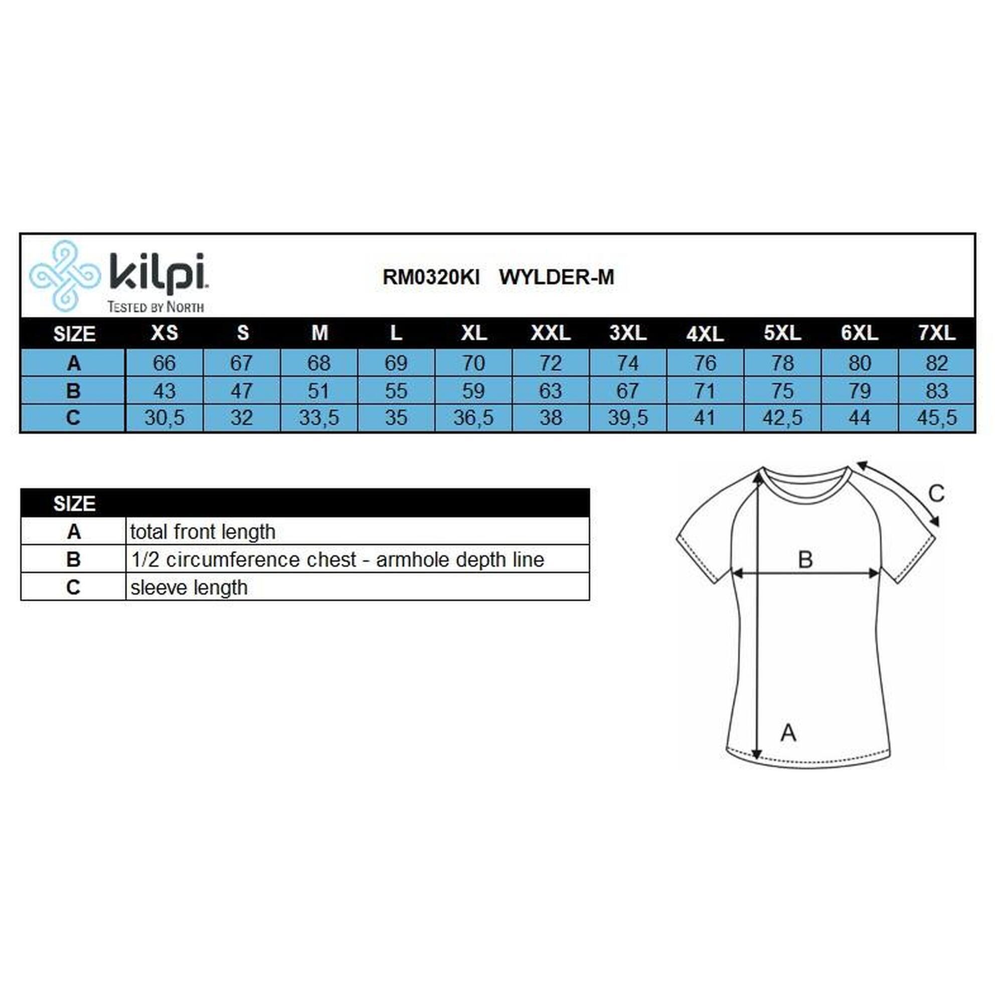 Camiseta manga corta WYLDER-M running hombre KILPI 7/7