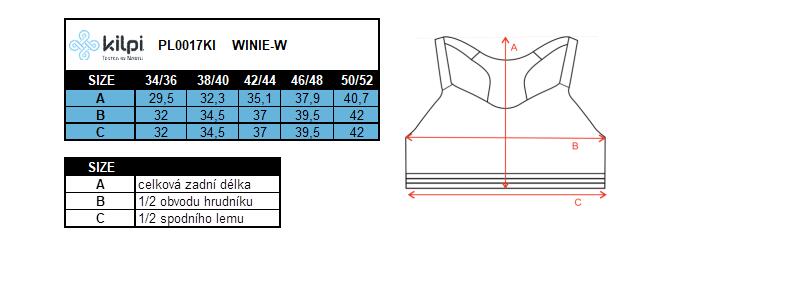 Kilpi Winie-W Damen Sport-BH nahtlos mittlere Unterstützung 6/6
