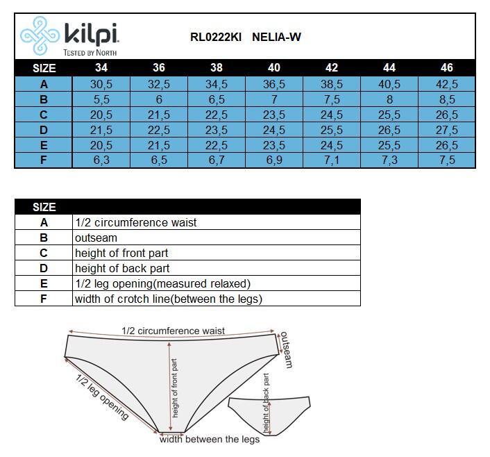 Dames onderbroek Kilpi NELIA-W 7/7