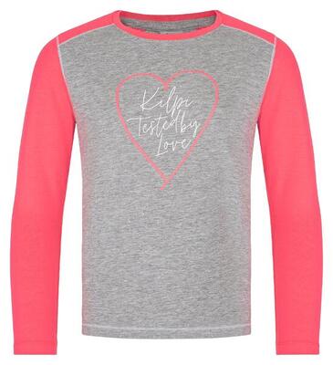 Katoenen t-shirt met lange mouwen voor meisjes kilpi sonier-jg