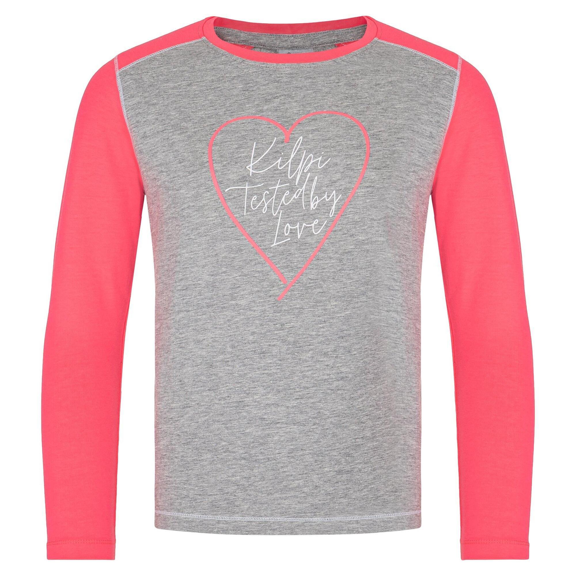 KILPI Dívčí bavlněné tričko s dlouhým rukávem Kilpi SONIER-JG