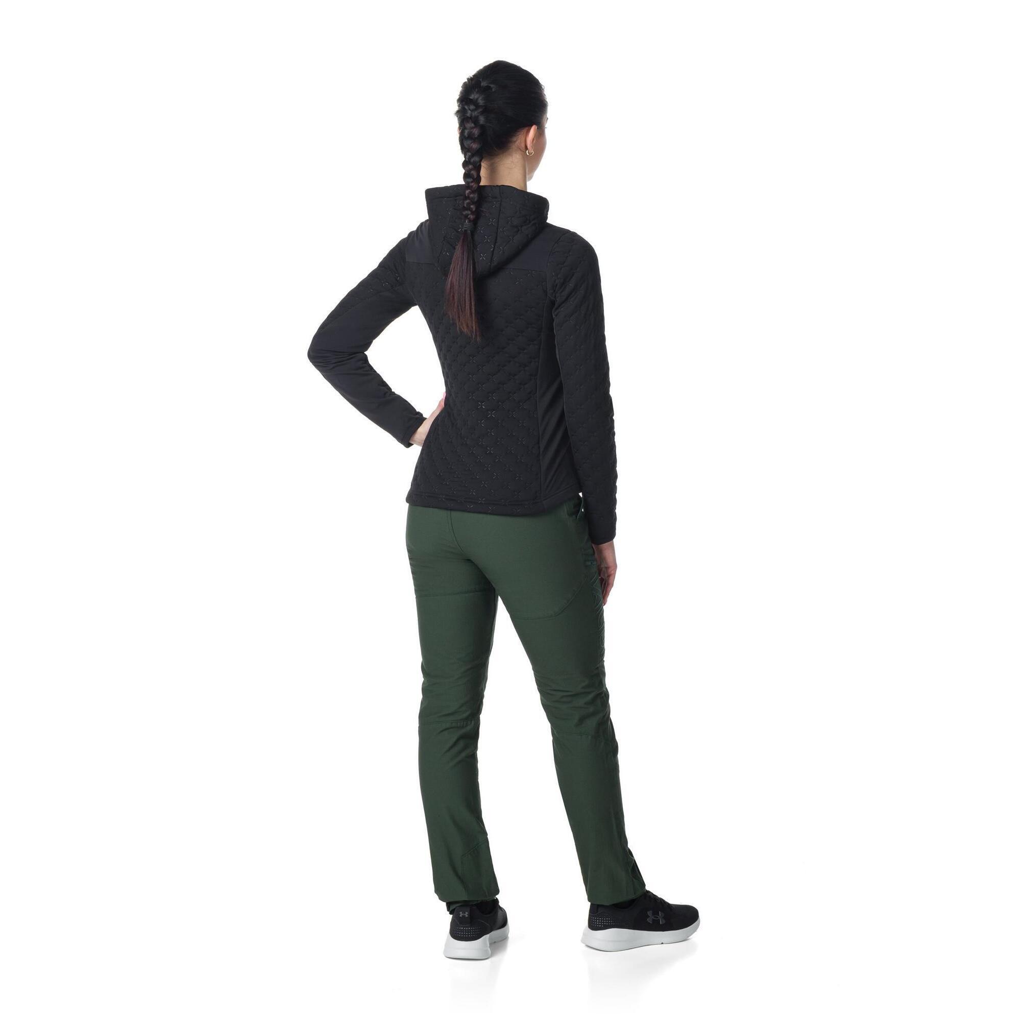 Pantalon femme Kilpi Jasper-W de randonnée, vert 6/7