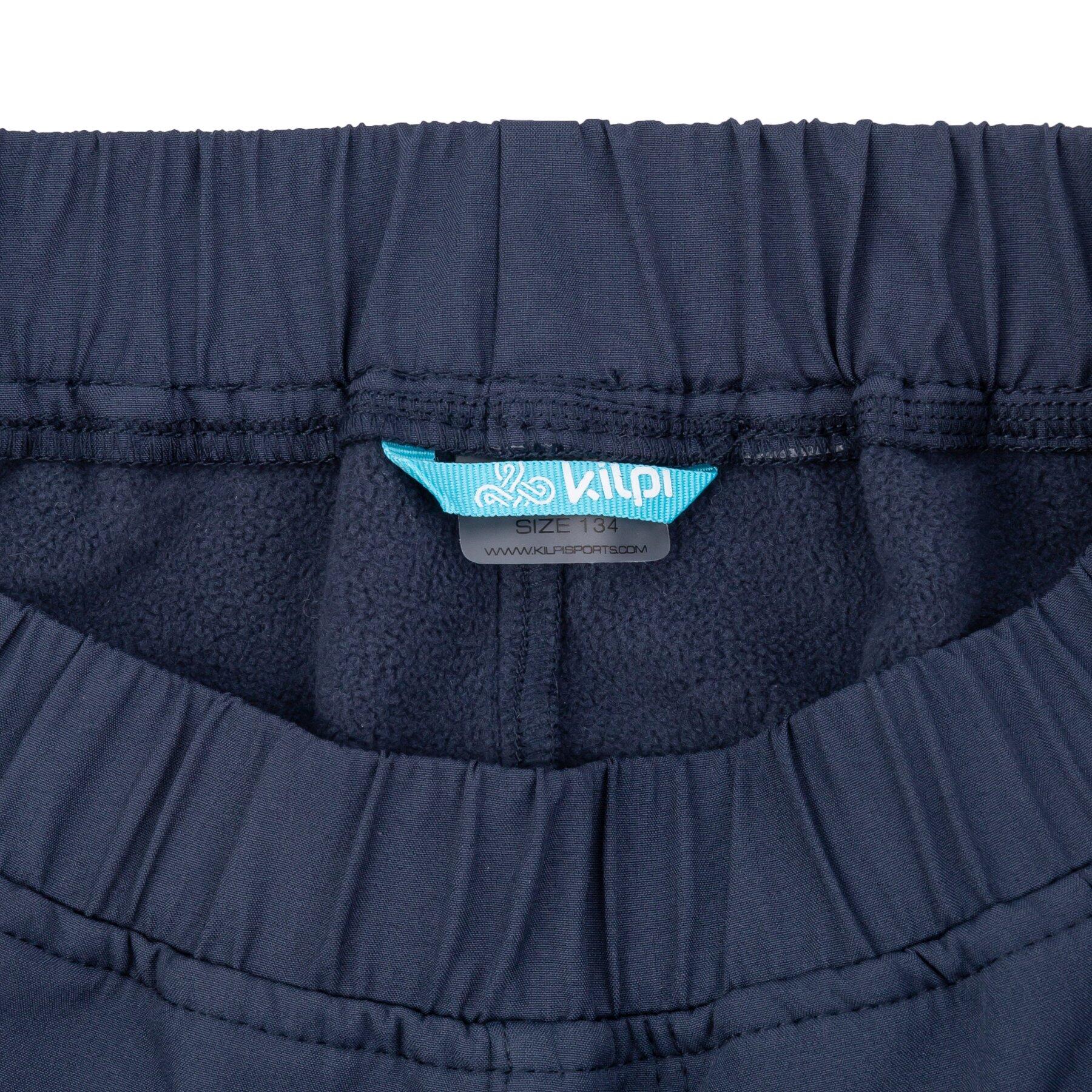 Kilpi RIZO-J pantalón softshell infantil azul 86 3/7