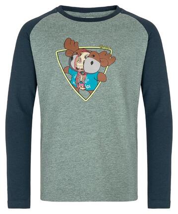 T-shirt en coton à manches longues pour garçon Kilpi SONIER-JB