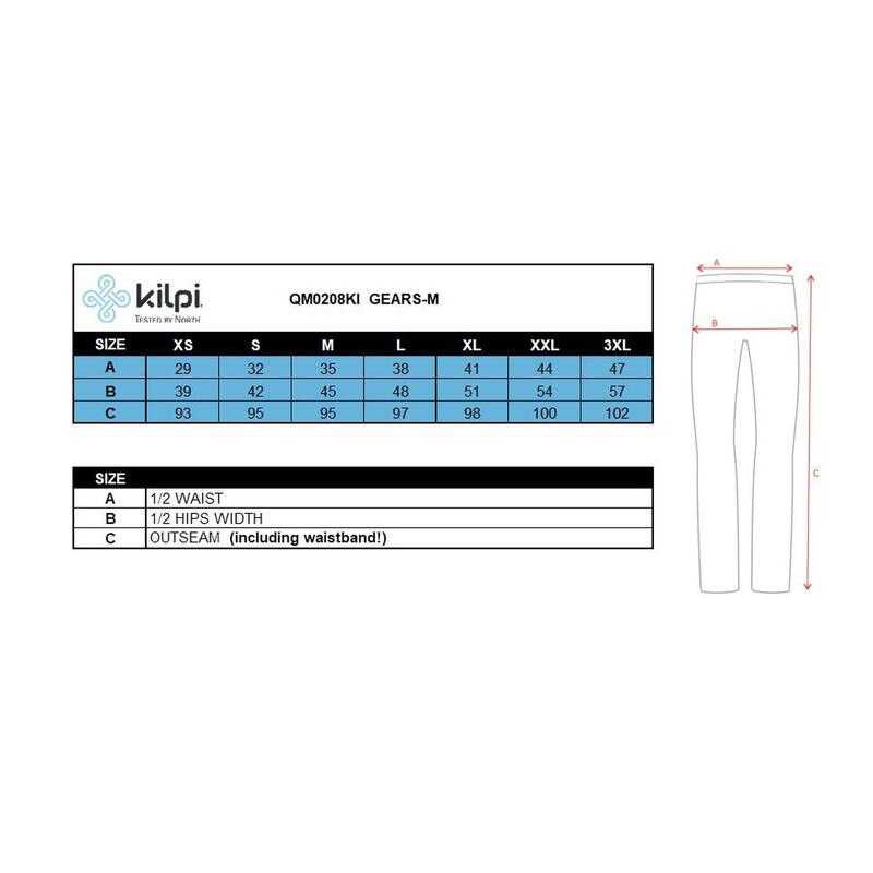 Leggings de course pour hommes Kilpi GEARS-M