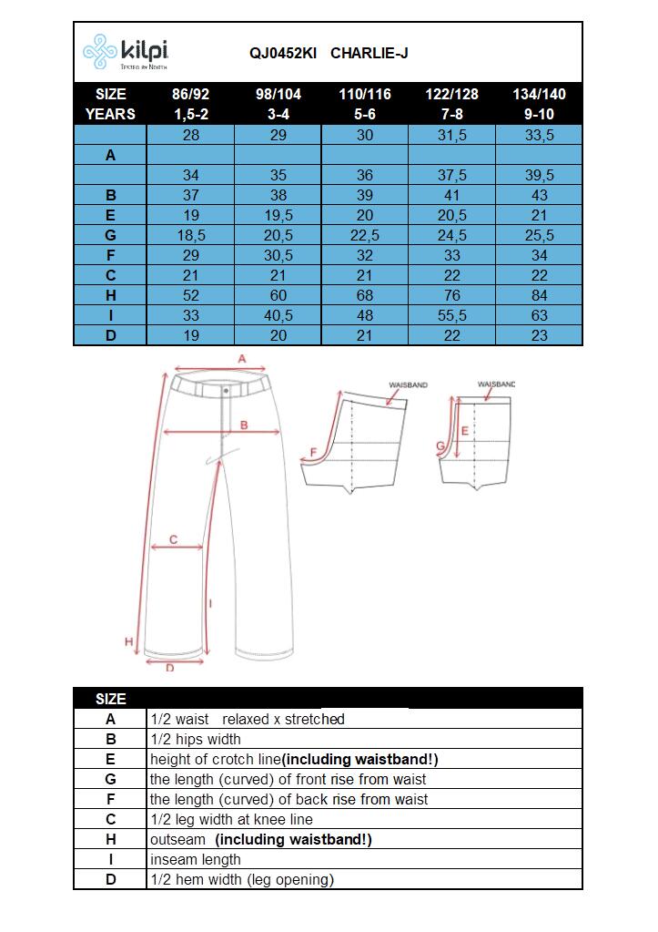 Pantalones de esquí para bebé Kilpi Charlie 7/7