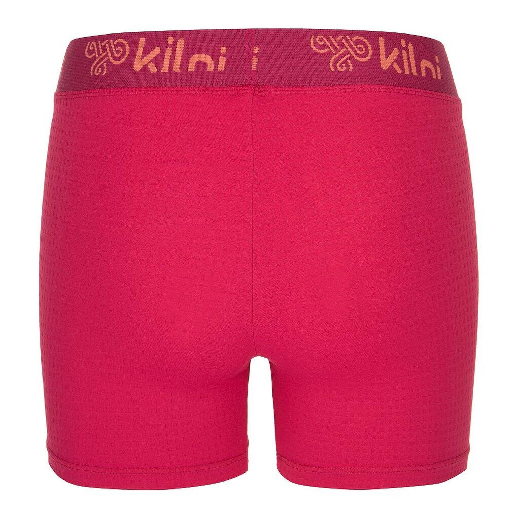 Shorts de running femme Kilpi Domino-W rose 2/6
