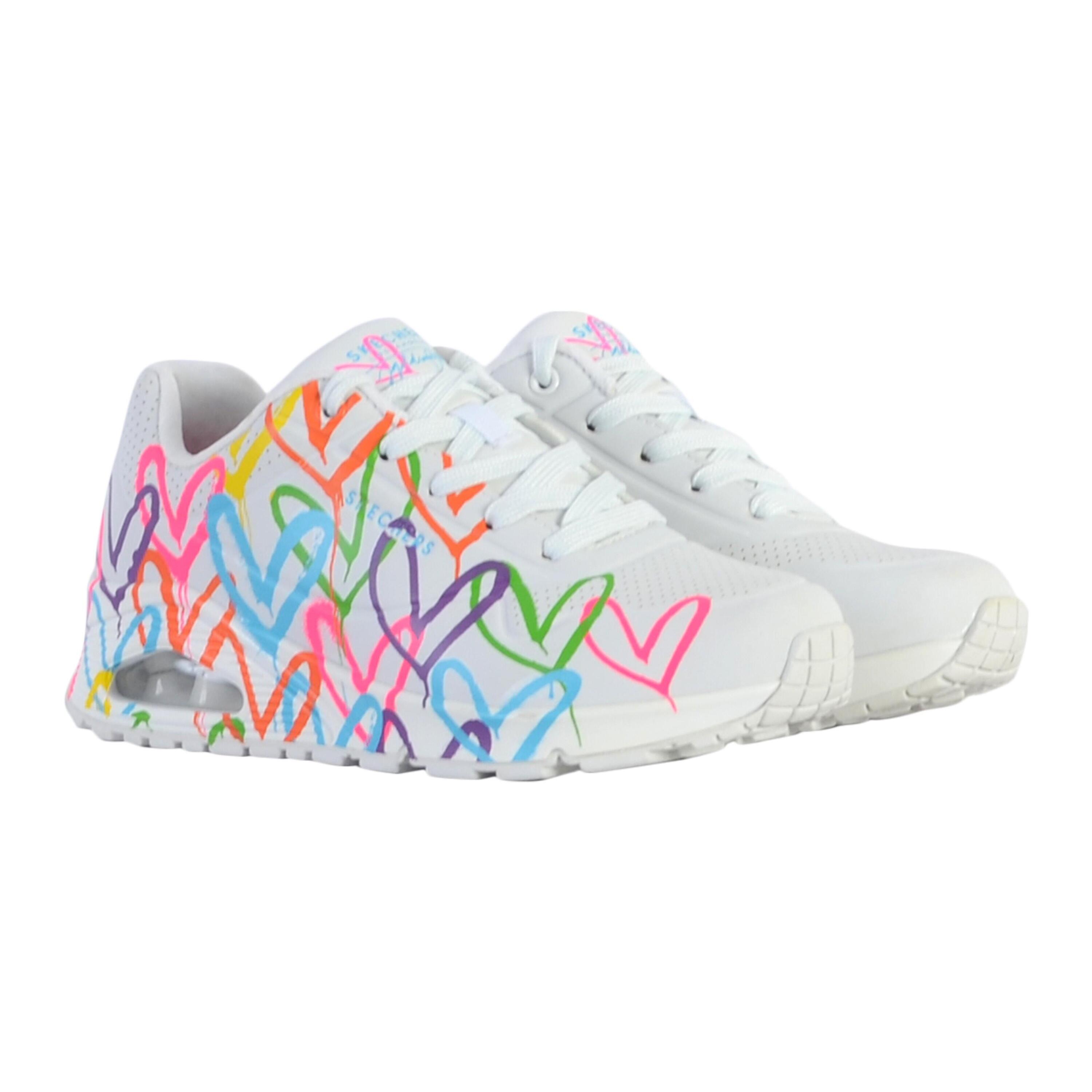 Scarpe Sportive Skechers Uno Highlight Love Donna 3/7