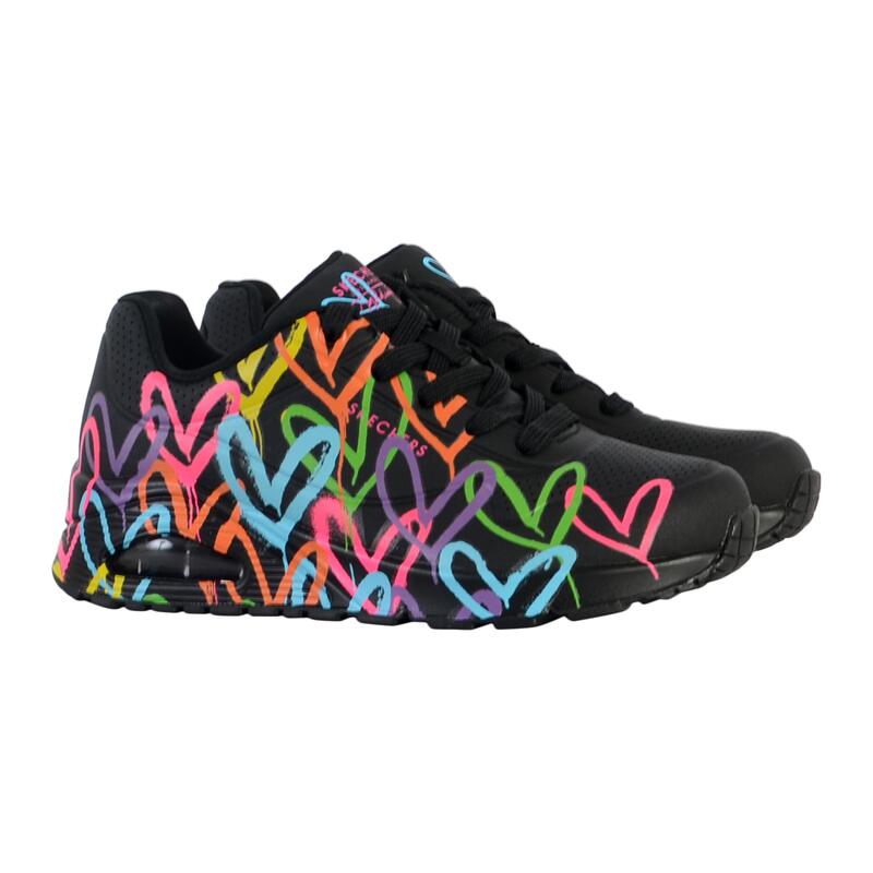 Pantofi damă SKECHERS JGoldcrown Uno Highlight Love