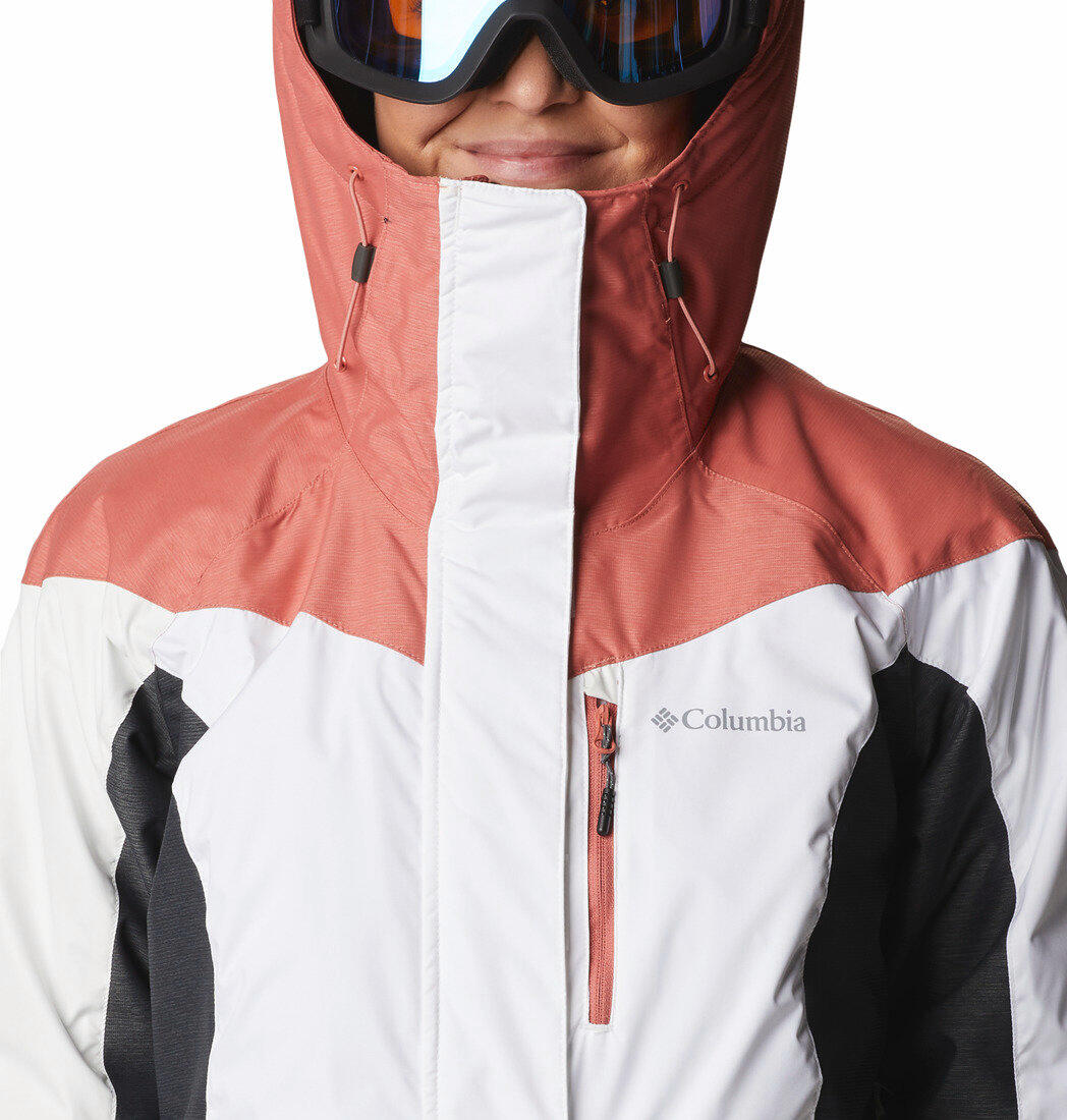 Skijacke Rosie Run Insulated Jacket Damen - weiß 3/7
