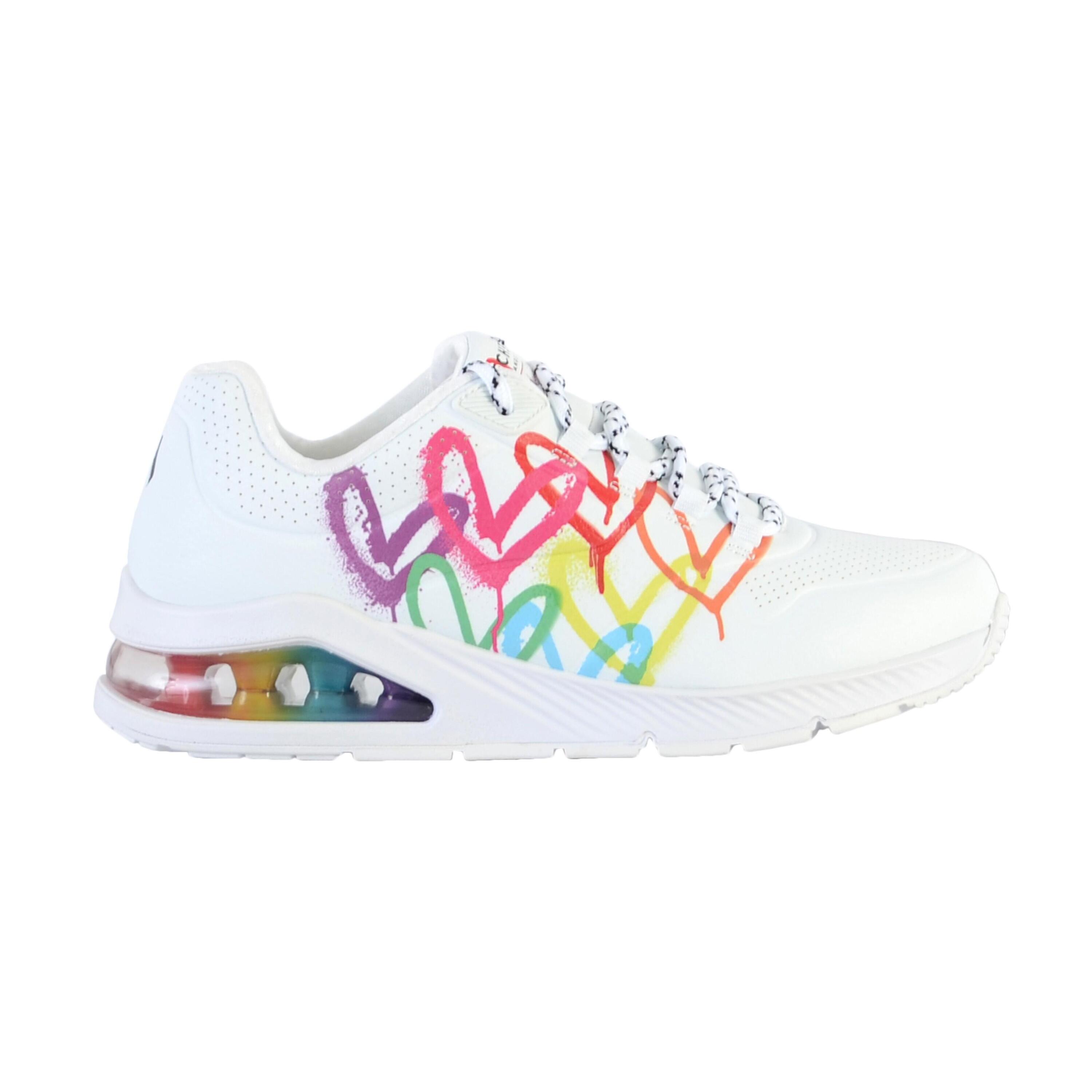 Zapatillas mujer Skechers Uno 2 - Floating Love Blanco 2/6