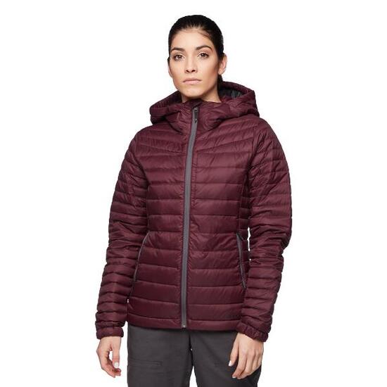 Veste doudoune Black Diamond W Access Down Hoody bordeaux 700‑fill RDS légère