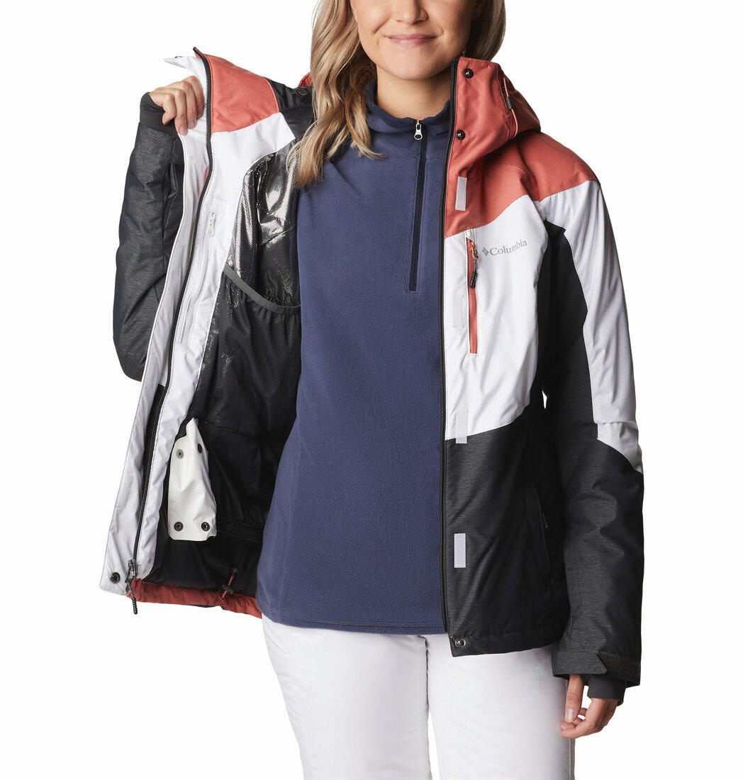 Skijacke Rosie Run Insulated Jacket Damen - weiß 5/7