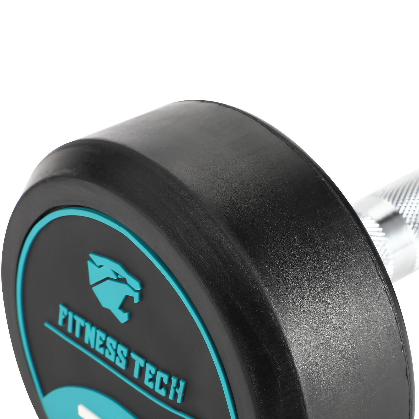 Haltères ronds de musculation 27,5 kg Fitness Tech – Lot de 2 unités 5/8