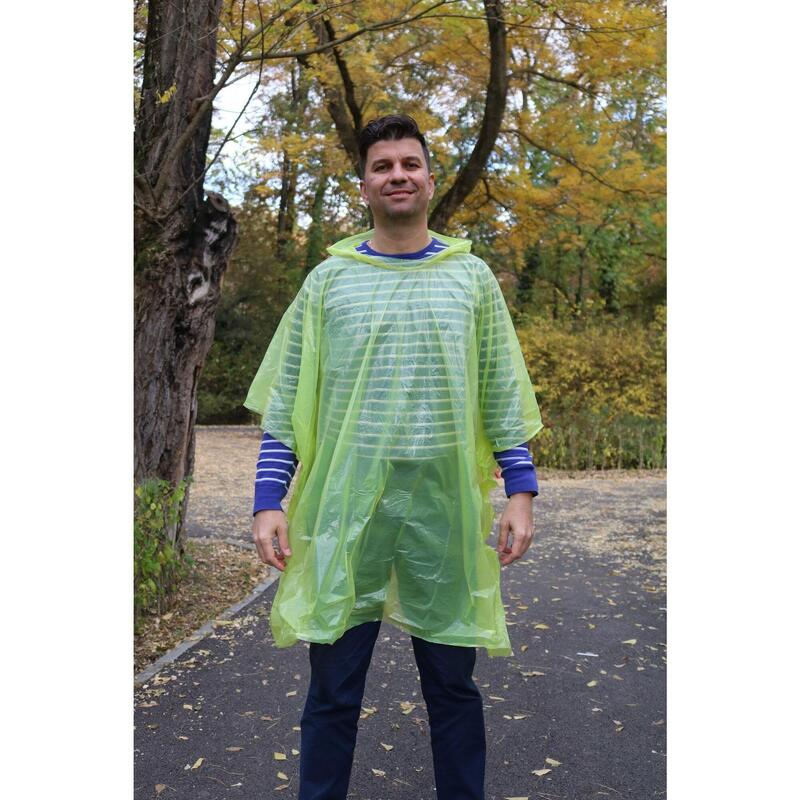 Pelerina de Ploaie - Model Poncho - Verde - BSP Guard