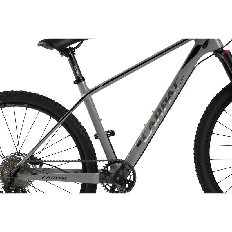 Bicicleta MTB CARBON Hidraulica CARPAT C275C 27.5 " Gri/Negru