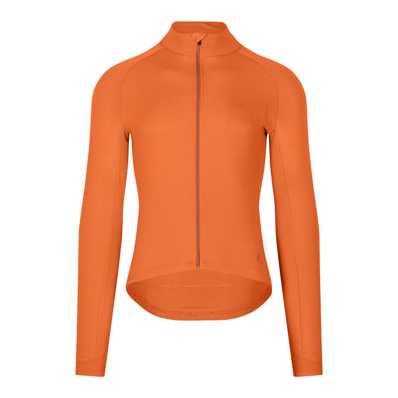 Heren wieler Shirt met lange mouwen Thermisch Signature Gebrand Oranje