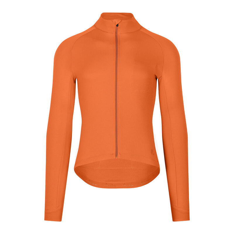 Signature Thermal fietsshirt met lange mouwen Burnt Orange