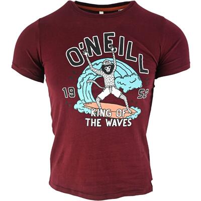 T-shirt o'neill lb king of waves ss, rood, kinderen