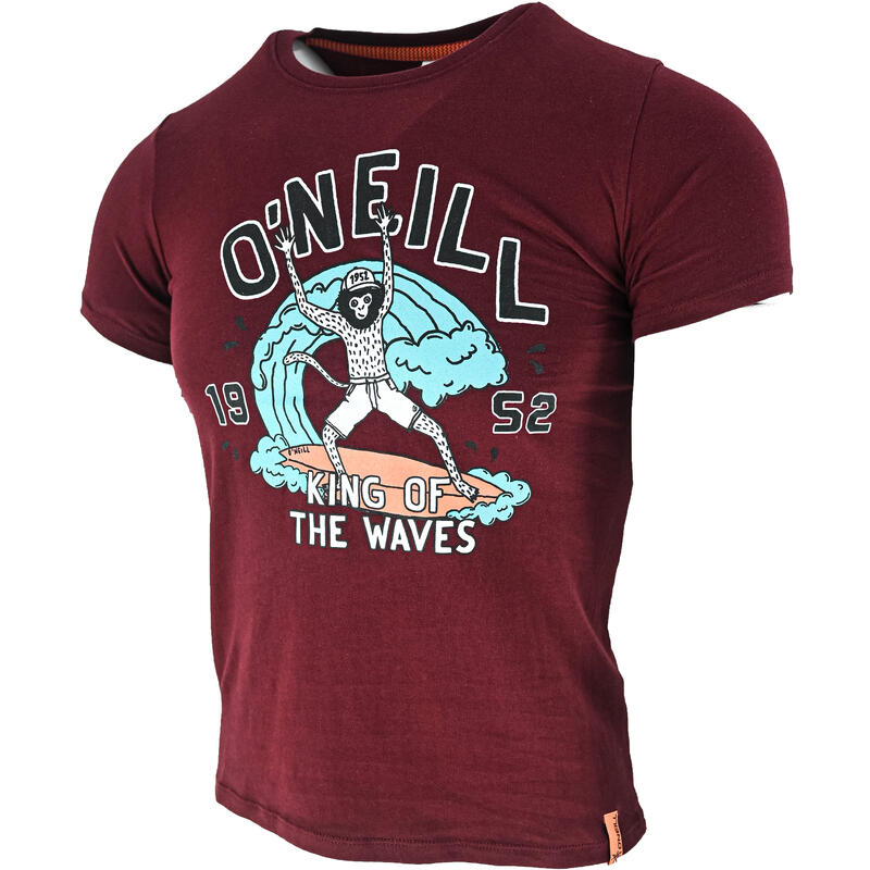 Maglietta O'Neill LB King Of Waves SS, Rosso, Bambini