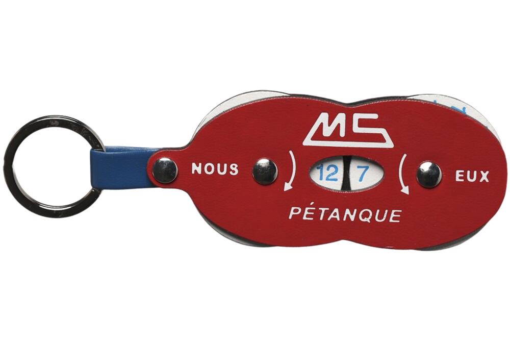 Marqueur de score pétanque format poche - MS Pétanque bleu et rouge 4/4