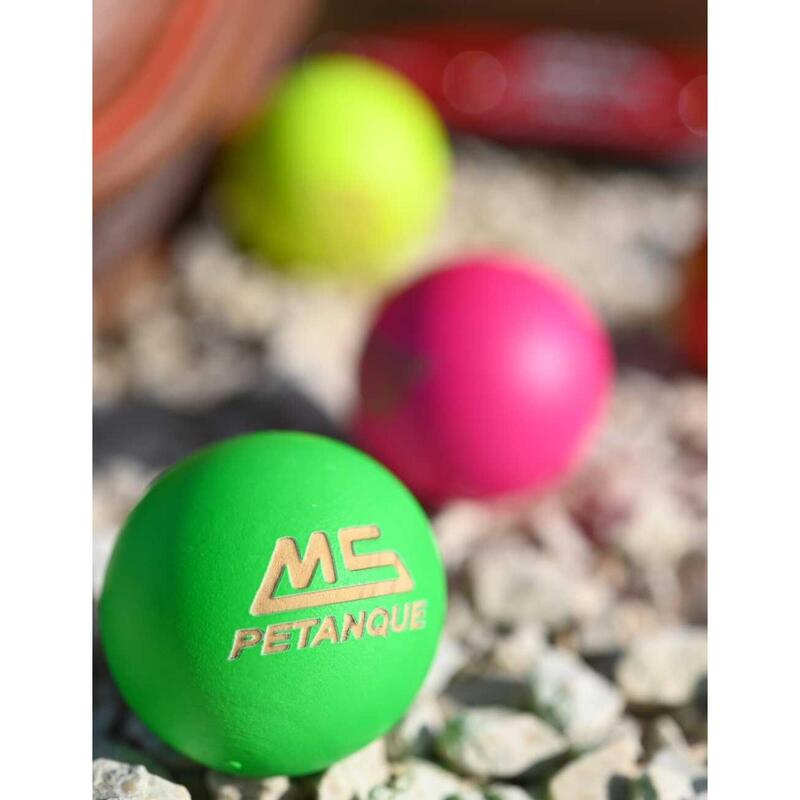 Buts pétanque en buis - MS Pétanque multicolore