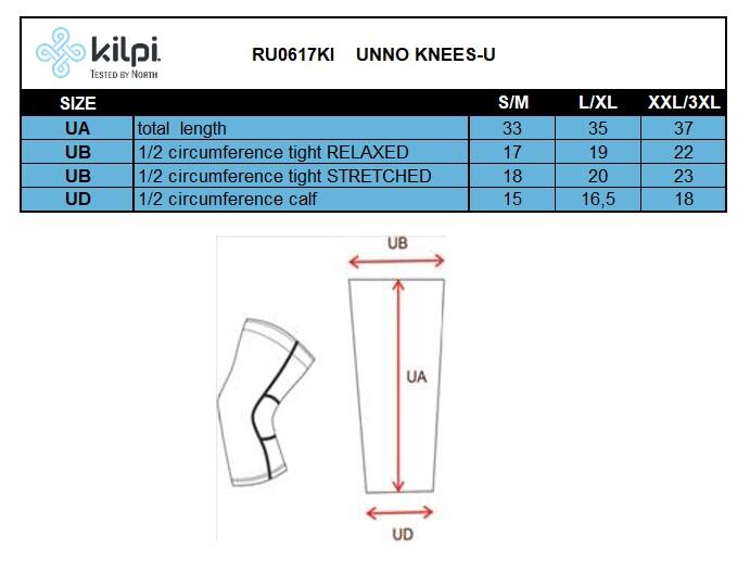 Rękawy Kilpi Unino Knees-U 4/4