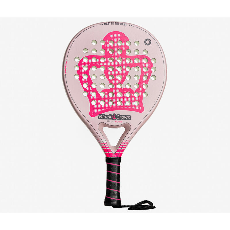 Black Crown Piton Furia volwassen padel racket roze