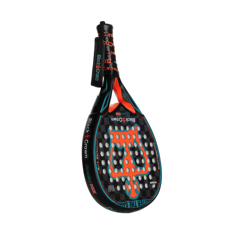 Pala de padel adulto Black Crown Special 16k negro