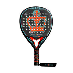 Black Crown Special 16k volwassen padel racket zwart