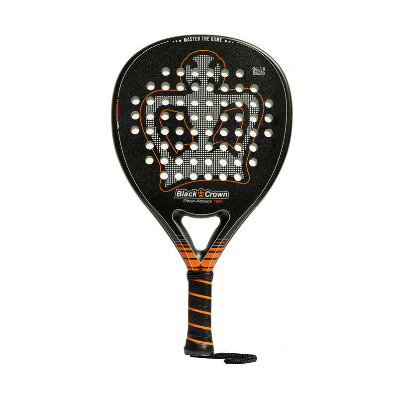 Pala de padel adulto Black Crown Piton Attack 16k verde