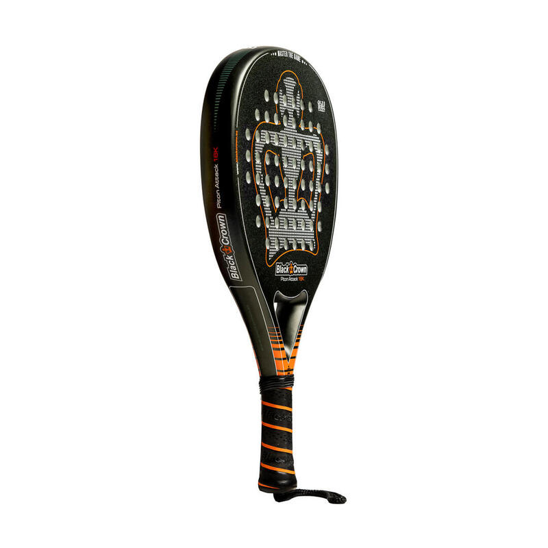 Pala de padel adulto Black Crown Piton Attack 16k verde