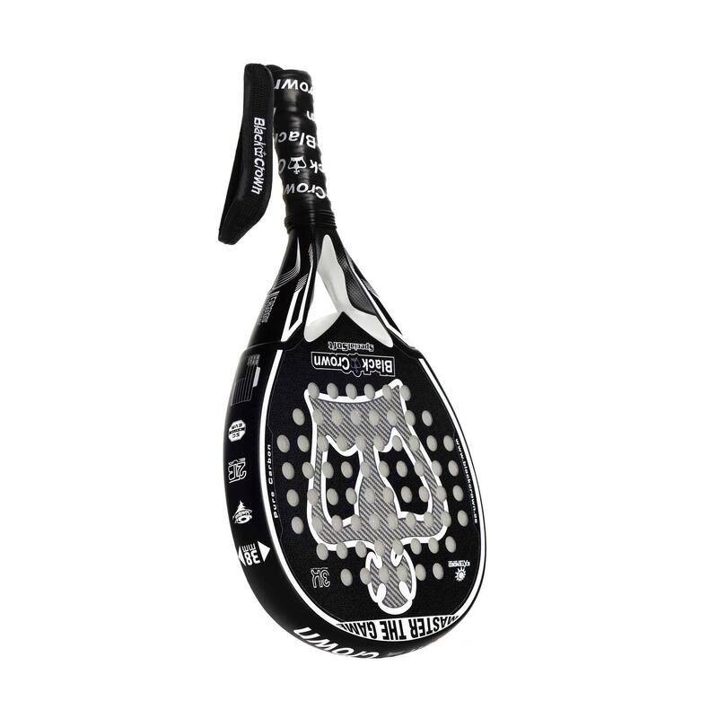 Pala de padel adulto Black Crown Special Soft negro