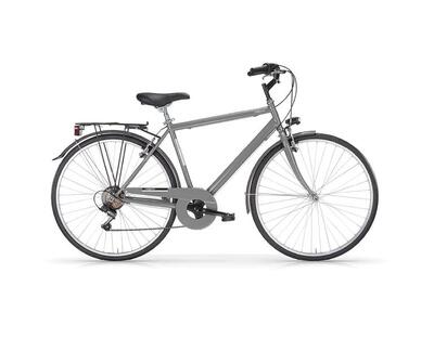 28-zoll-trekkingrad touring mann, grau