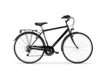 Trekkingrad 28 zoll touring mann, schwarz