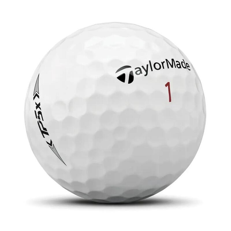Packung mit 12 Golfbällen TaylorMade TP5 X Weiße New