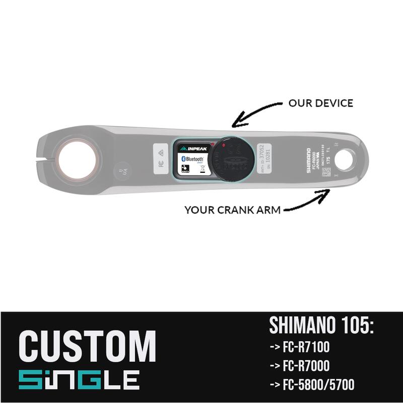 Powercrank Custom – Powermeter-Montage an Deinem Kurbelarm – Shimano 105