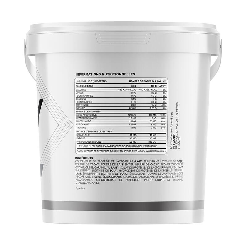 100% WHEY PROTEINE ADVANCED (4KG) | Cookies