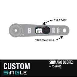 Wattmérő Powercrank Custom Shimano DEORE M6000