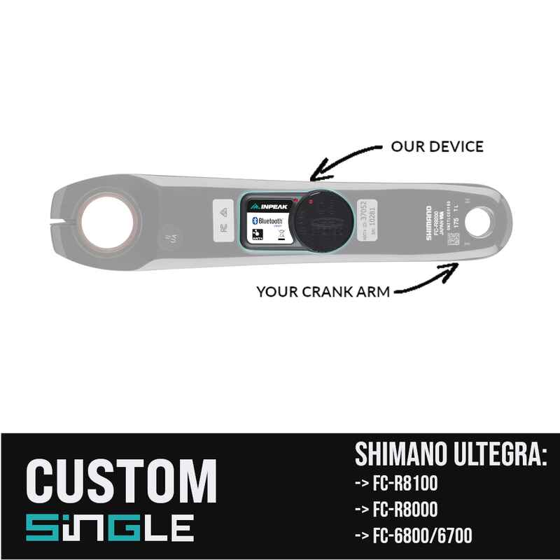 Powercrank Custom – Powermeter-Montage an Deinem Kurbelarm – Shimano Ultegra