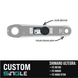 Powercrank Custom - le montage du compteur sur votre manivelle - Shimano Ultegra