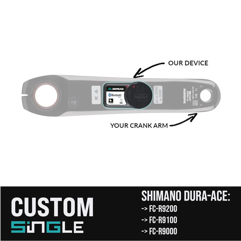 Powercrank CUSTOM - Instalarea powermetrului pe angrenaj Shimano Dura-Ace