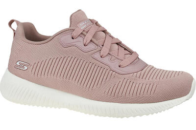 Zapatillas Deportivas Mujer SKECHERS BOBS SQUAD TOUGH TALK Rosa
