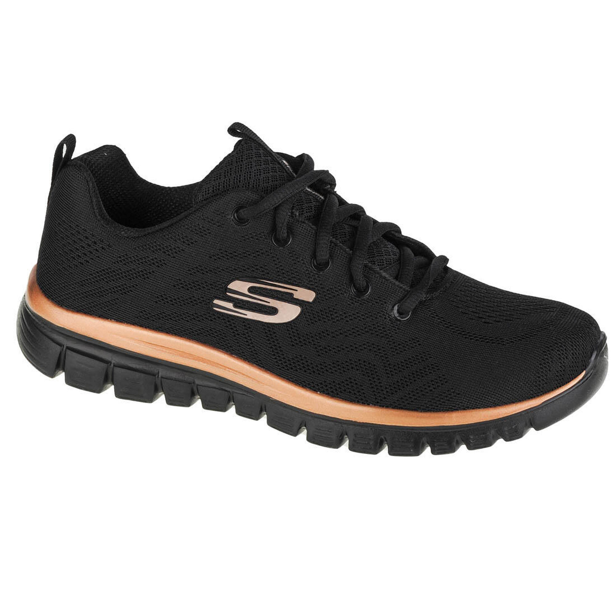 Skechers - Sneakers Pour Femmes Graceful - Get Connected - Chaussures De Sport - Noir - 35,5 - Decathlon