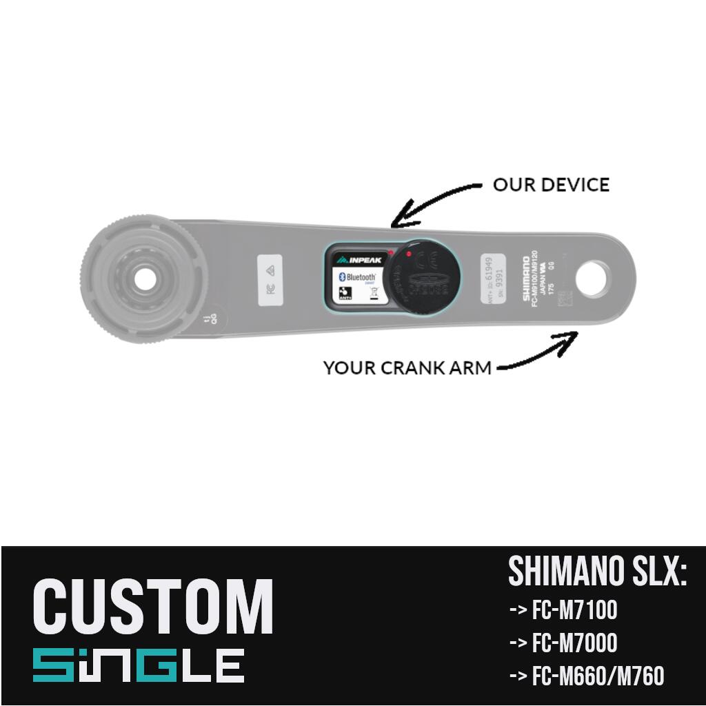 Powercrank Custom – Powermeter-Montage an Deinem Kurbelarm – Shimano SLX 1/4