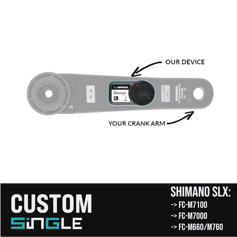 Wattmérő Powercrank Custom Shimano SLX
